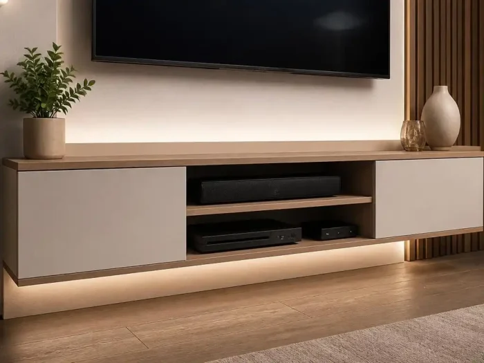 Jak elegantně uspořádat nevzhledné kabely pod vaší televizí