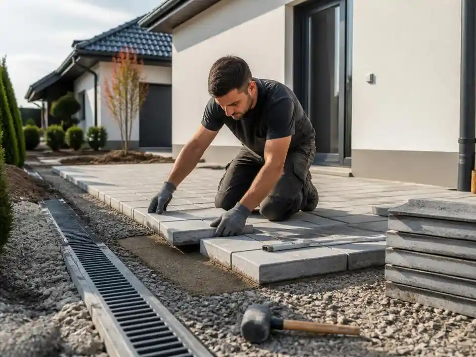Jak správně naplánovat pokládku dlažby kolem rodinného domu