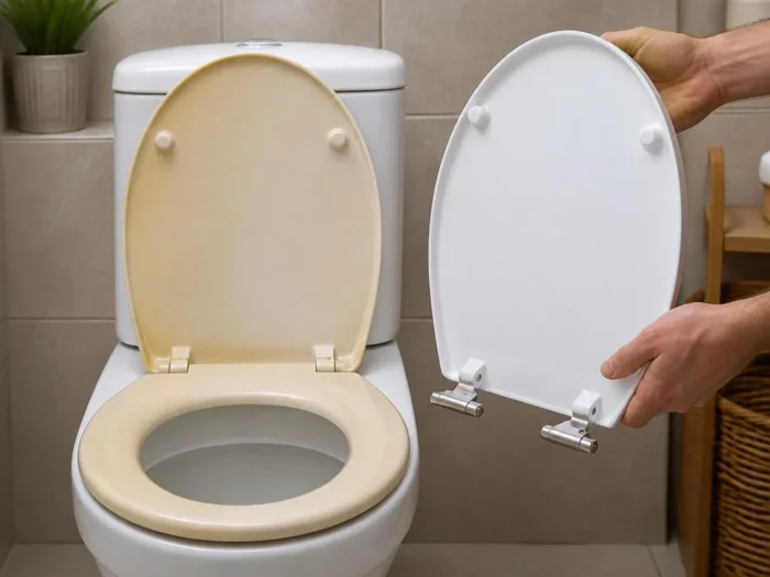 Kdy je čas na výměnu zažloutlého záchodového prkénka