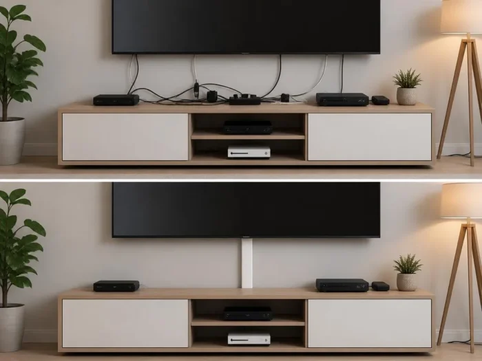 Nejlepší tipy pro skrytí kabeláže od TV a čistý interiér