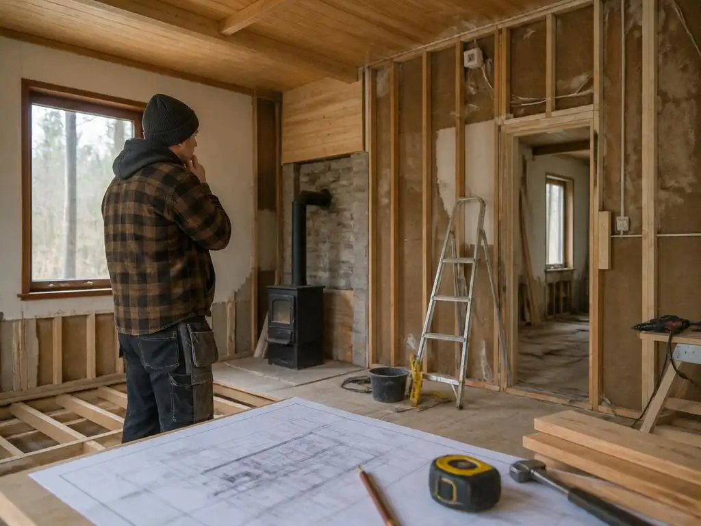 Rekonstrukce chaty: na co si dát pozor při renovaci svépomocí