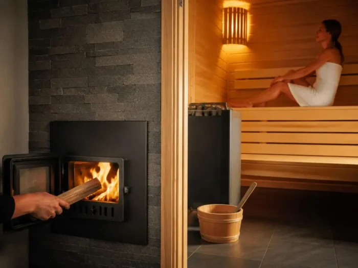 Výhody saunových kamen s externím přikládáním pro váš komfort