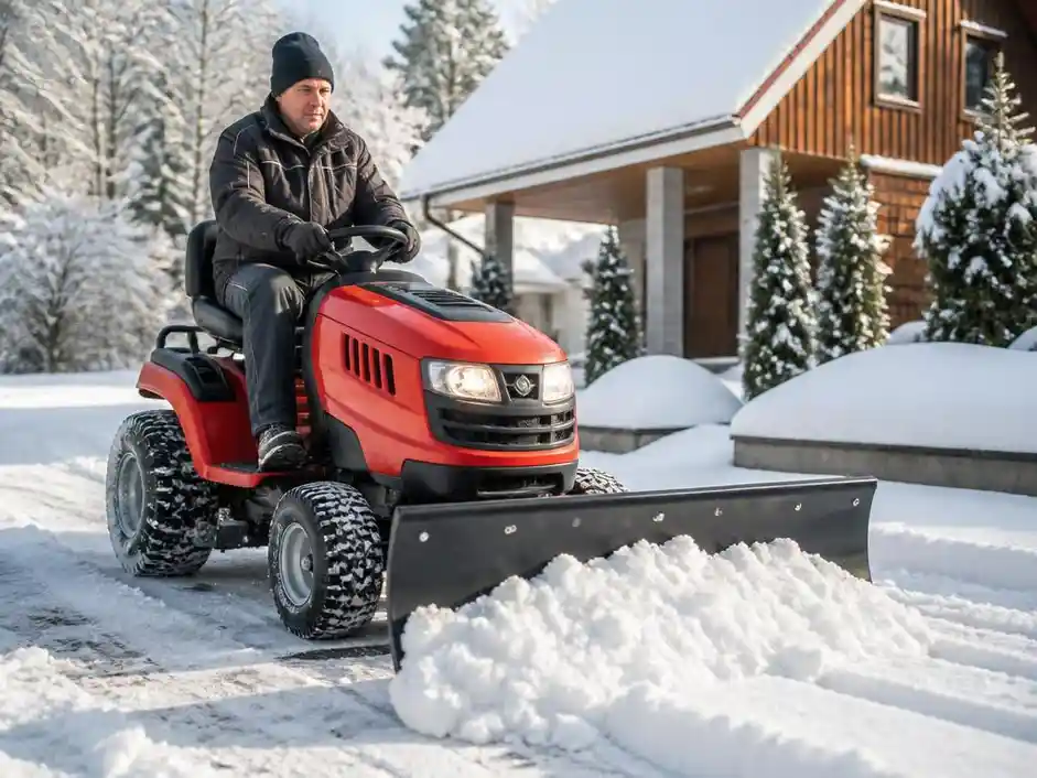 Jak vybrat kvalitní radlice na sníh pro zahradní traktor